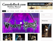 Tablet Screenshot of canedorock.com